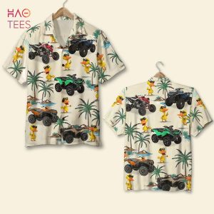 ATV Racing Duck Hawaiian Shirt