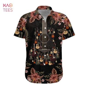 Acoustic Guitar Hawaii Shirt 3D Limited Edition