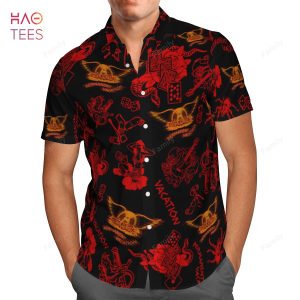 Aerosmith Fashion Hawaiian Shirt & Beach Shorts