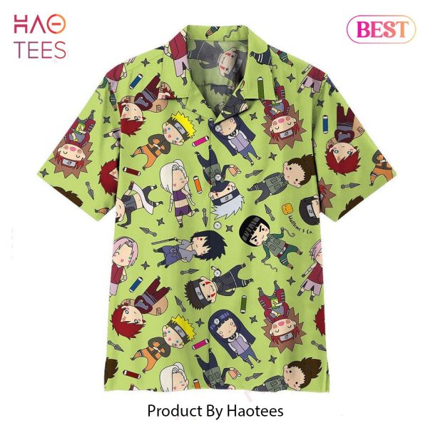 Anime Naruto Chibi Characters Hawaii Shirt Anime Shirt for Men Women