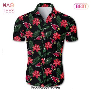 Arizona Cardinals Hawaiian Shirt Tropical Flower summer