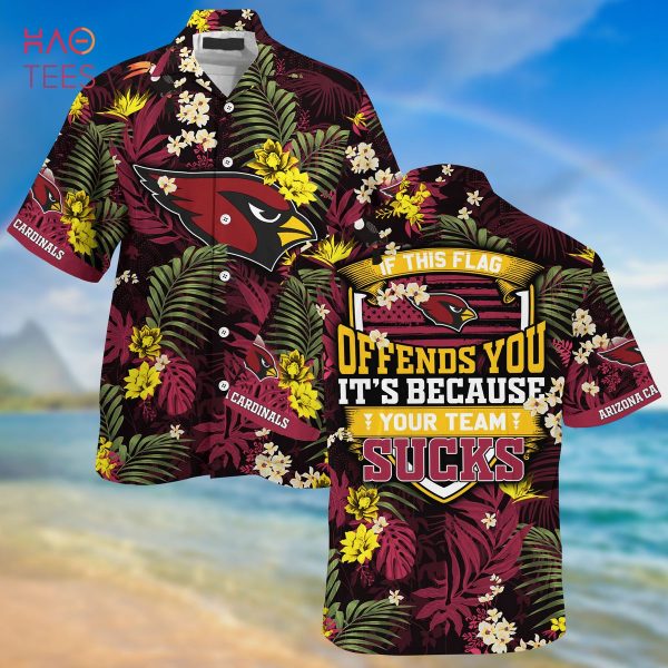 Arizona Cardinals NFL-Summer Hawaiian Shirt And Shorts