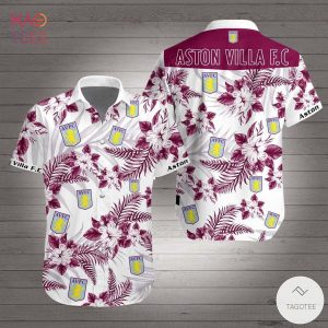 Aston Villa FC Hawaiian Shirt