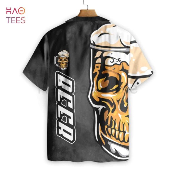 Beer Skull Hawaiian Shirt