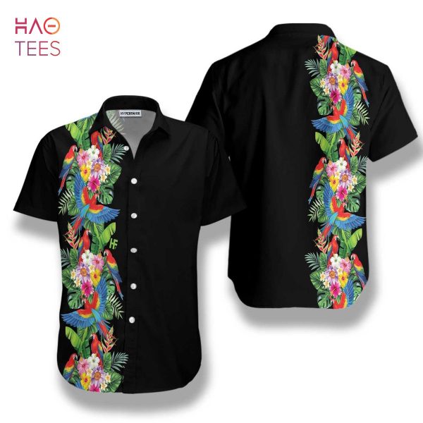 Bird Of Paradise Hibiscus Hawaiian Shirt