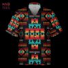 Black Native Tribes Pattern Native American Hawaiian Shirt 3D