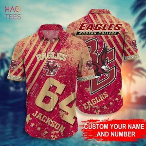 Boston College Eagles Personalized Hawaiian Shirt