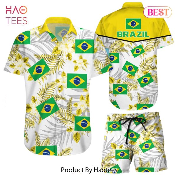 Brazil National Soccer Team Qatar World Cup 2022 Season Winter World Cup 3D Hawaiian Shirt