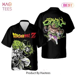 Broly Power Hawaiian Shirt Dragon Ball Anime Shirt for Men Women