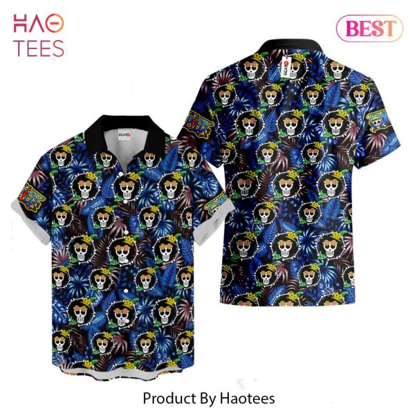 Brook Symbol Hawaiian Shirts Custom Anime Merch Clothes for Men Women