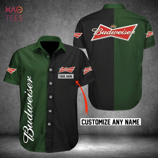 Budweiser Custom Name Hawaiian Shirt