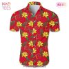 Calgary Flames Hawaiian Shirt Tropical Flower summer