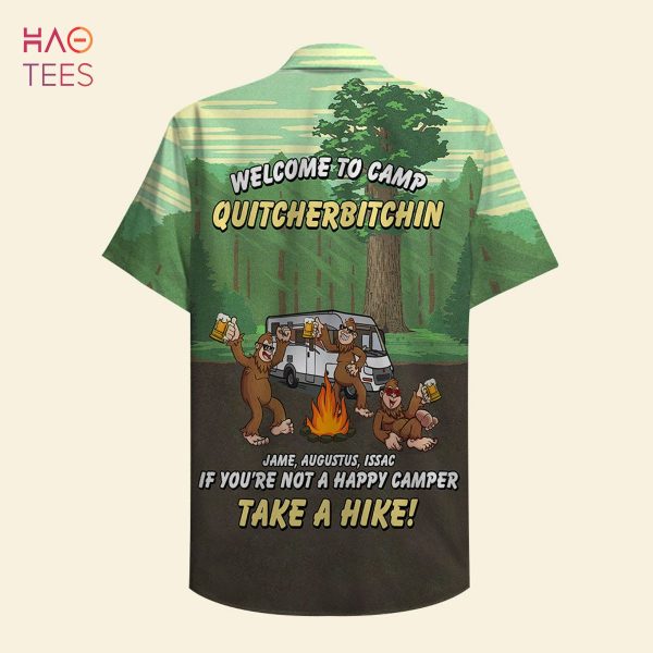 Camping Bigfoot Welcome To Camp – Custom Hawaiian Shirt