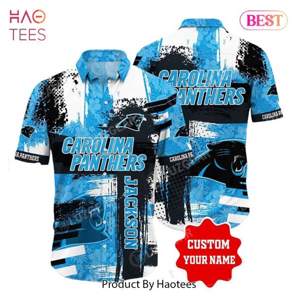 Carolina Panthers NFL Customized Hawaiian Shirt Floral Tropical Pattern This Trends Summer For Sports Enthusiast