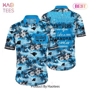 Carolina Panthers NFL Hawaiian Shirt For Grandparent New Trending Beach Shirt