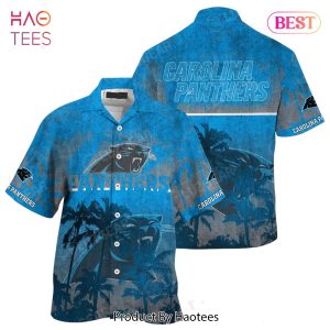 Carolina Panthers NFL Hawaiian Shirt Style Tropical Pattern Hot Trending Summer For Awesome Fans