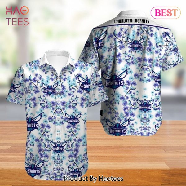 Charlotte Hornets Hawaiian Shirt Flower summer new design