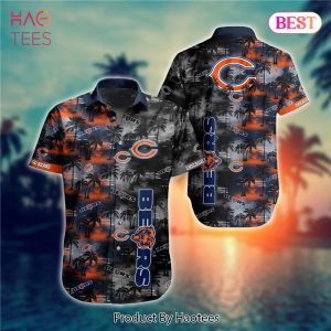 Chicago Bears Hawaiian Shirts flower gift for summer