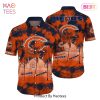 Chicago Bears NFL Hawaiian Shirt Tropical Pattern Graphic Short Sleeve Summer Gift For Fans