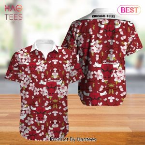 Chicago Bulls Hawaiian Shirt Flower summer new design