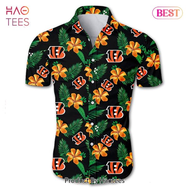 Cincinnati Bengals Hawaiian Shirt Tropical Flower summer