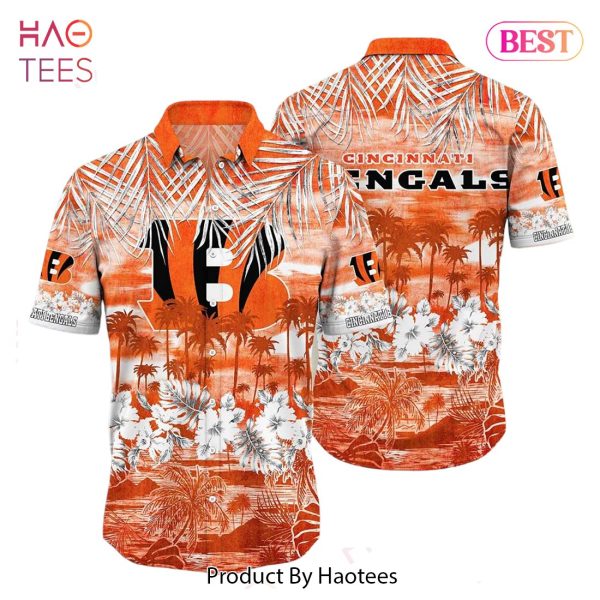 Cincinnati Bengals NFL Hawaiian Shirt Style Tropical Pattern Summer For Awesome Fans