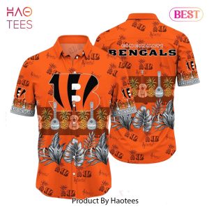 Cincinnati Bengals NFL Hawaiian Shirt Tropical Pattern Graphic Trends Summer Gift For Fan NFL