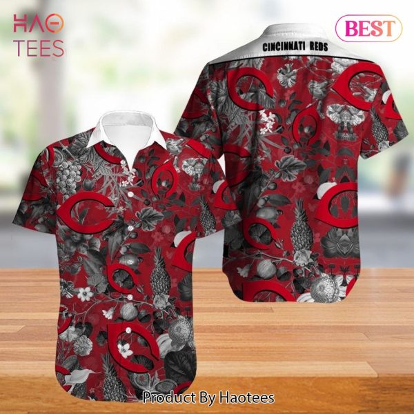 Cincinnati Reds Hawaiian Shirt flower summer gift for fans