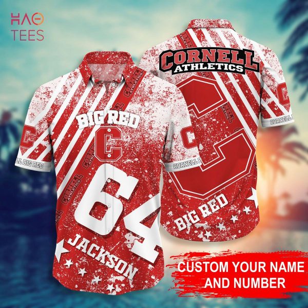 Cornell Big Red Personalized Hawaiian Shirt