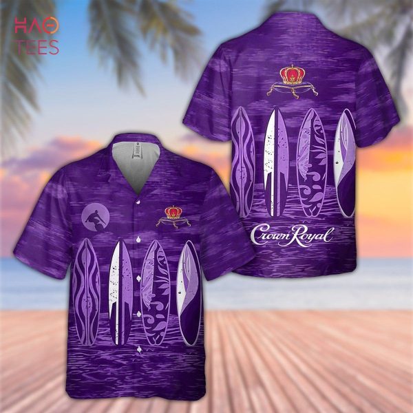 Crown Royal Canadian Whisky All Over Print 3D Hawaiian Shirt