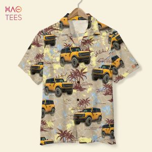 Custom Ford Bronco Hawaiian Shirt and Men Shorts