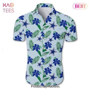 Dallas Cowboys Hawaiian Shirt Tropical Flower summer