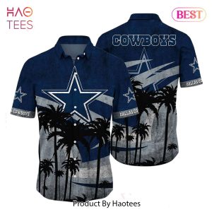 Dallas Cowboys NFL Hawaii Shirt Graphic Tropical Pattern Short Sleeve Hot Summer