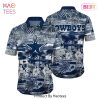 Dallas Cowboys NFL Hawaiian Shirt Style Tropical Pattern Summer For Awesome Fans