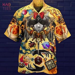 Death Dragon Print Hawaiian Shirt