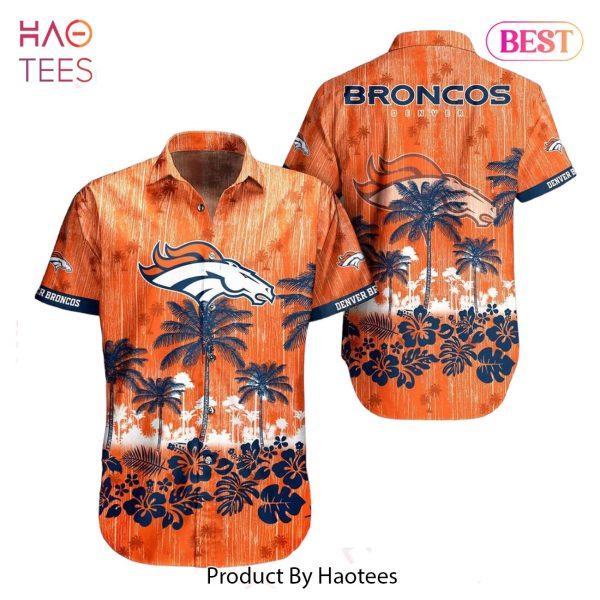 Denver Broncos NFL Hawaii Graphic Tropical Pattern Style Summer Hawaiian Shirt