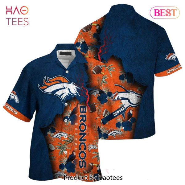 Denver Broncos NFL Hawaiian Shirt Tropical Print Sumer Gift For Fans