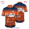 Denver Broncos NFL Summer Hawaiian Shirt Tropical Pattern Graphic For Sports Enthusiast