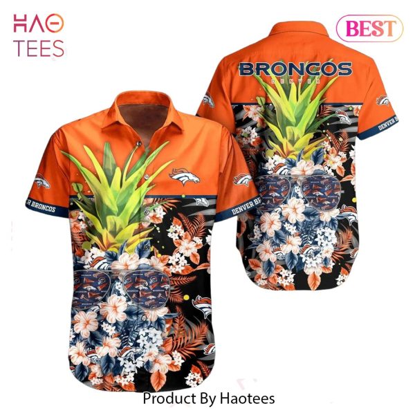 Denver Broncos NFL Tropical Pattern Pineapple Design Hawaiian Shirt New Trending For Men Women