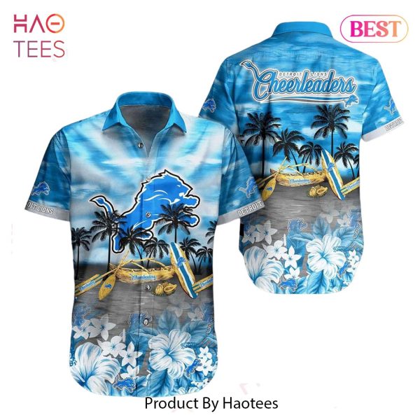 Detroit Lions NFL Hawaiian Shirt Tropical Pattern Summer For NFL Football Fans