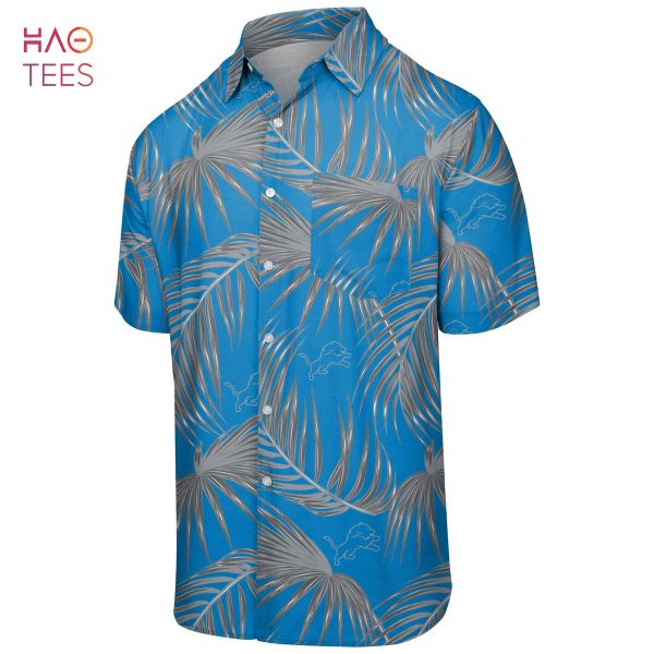 Detroit Lions NFL Mens Hawaiian 3D Shirt