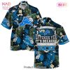 Detroit LionsHawaiian Shirt With Tropical Pattern If This Flag Offends You Its Because You Team Sucks