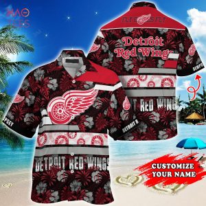 Detroit Red Wings NHL-Super Hawaiian Shirt Summer