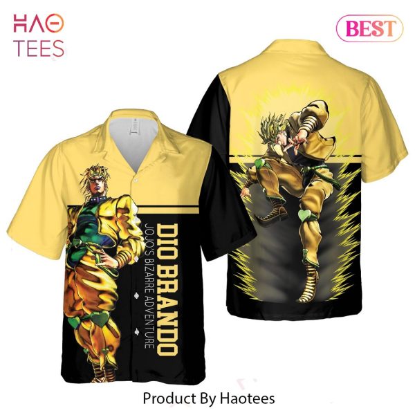 Dio Brando Hawaiian Shirt Jojos Bizarre Adventure Anime Shirt for Men Women