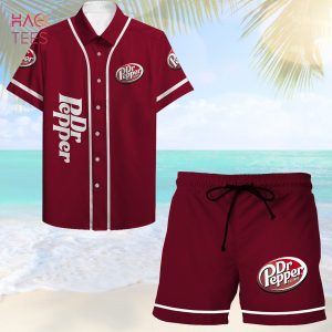 Dr Pepper All Over Print 3D Combo Hawaiian Shirts & Beach Shorts