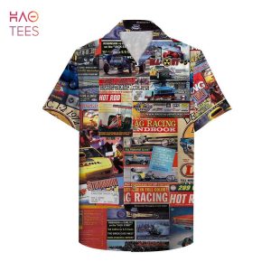 Drag Racing Magazine Hawaiian Shirt