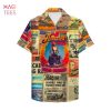 Drag Racing Newspaper Hawaiian Shirt