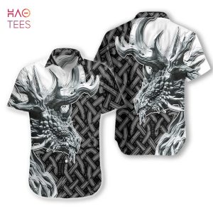 Dragon Celtic Art 3d Hawaiian Shirt