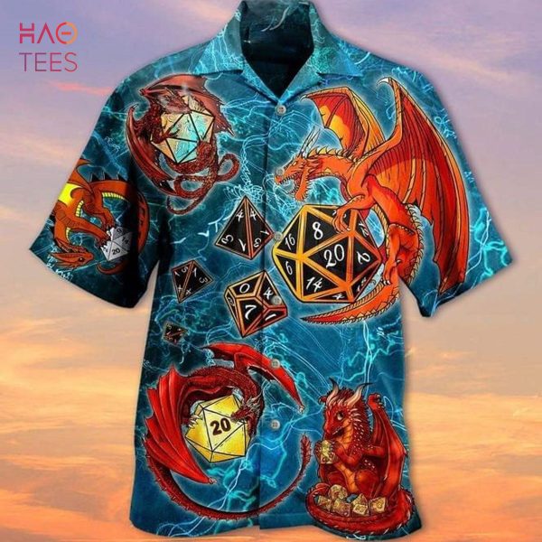 Dragon Print Hawaiian Shirt