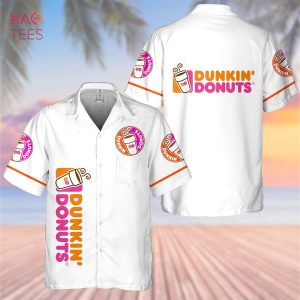 Dunkin Donuts Coffee All Over Print 3D Hawaiian Shirt